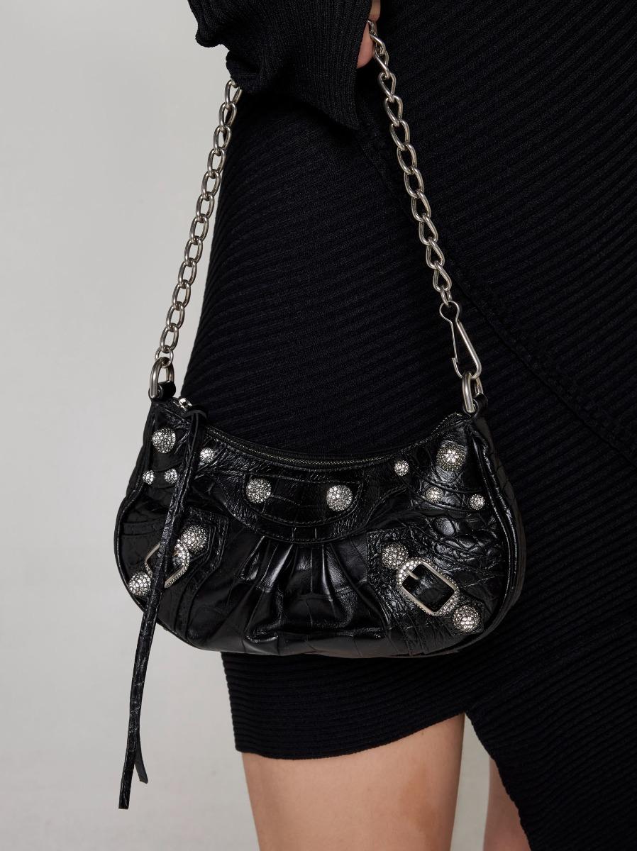 BALENCIAGA Borsa Le Cagole mini in pelle Saldi