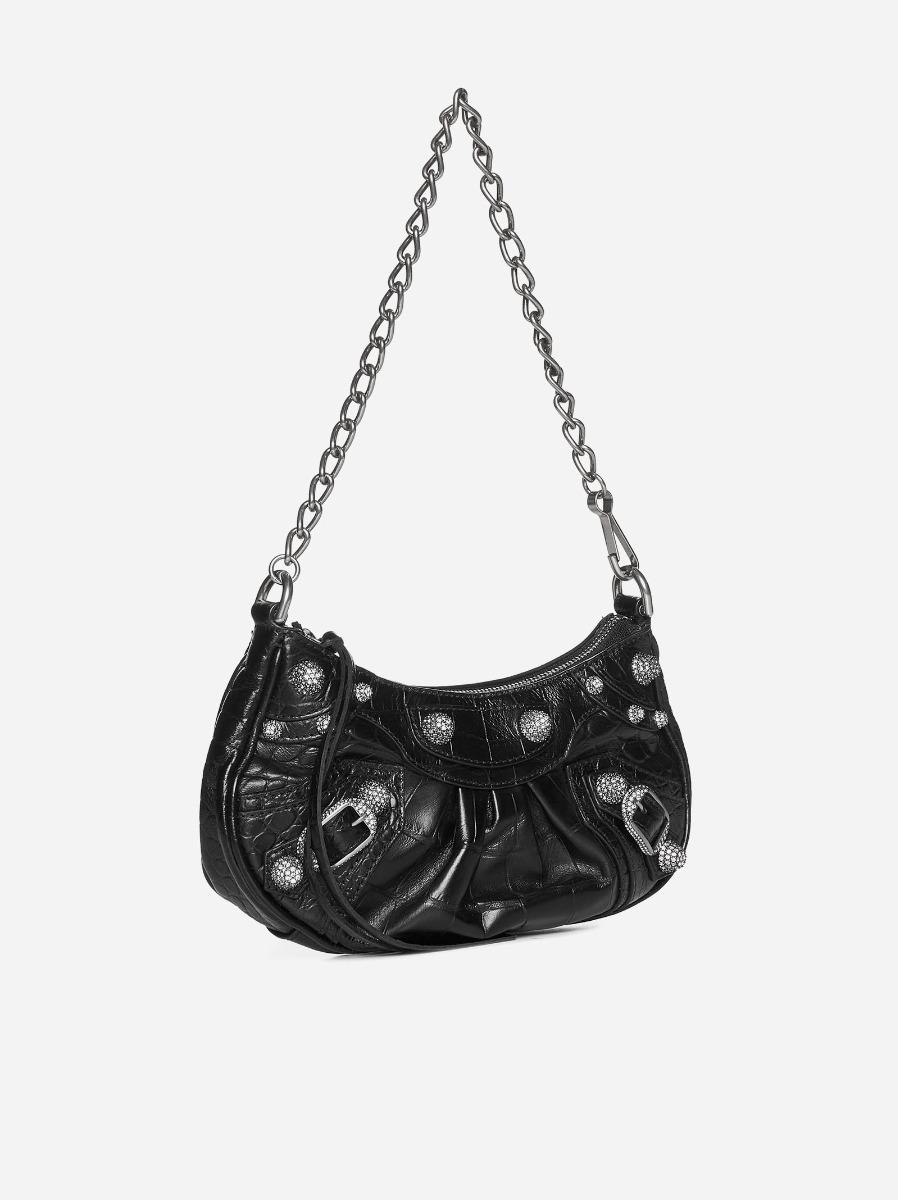 BALENCIAGA Borsa Le Cagole mini in pelle Saldi