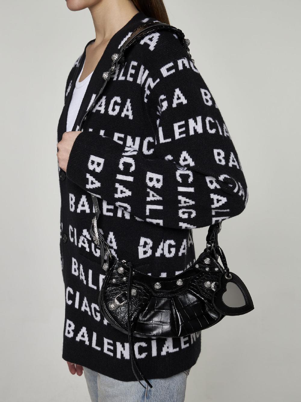 BALENCIAGA Borsa Le Cagole XS in pelle effetto coccodrillo Vendita Economica