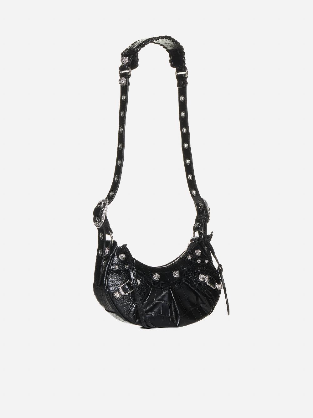 BALENCIAGA Borsa Le Cagole XS in pelle effetto coccodrillo Vendita Economica