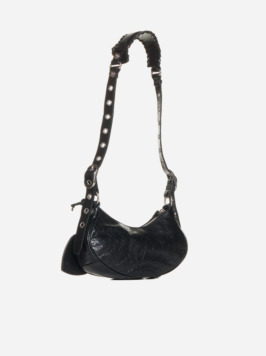 BALENCIAGA Borsa Le Cagole XS in pelle con logo Negozio