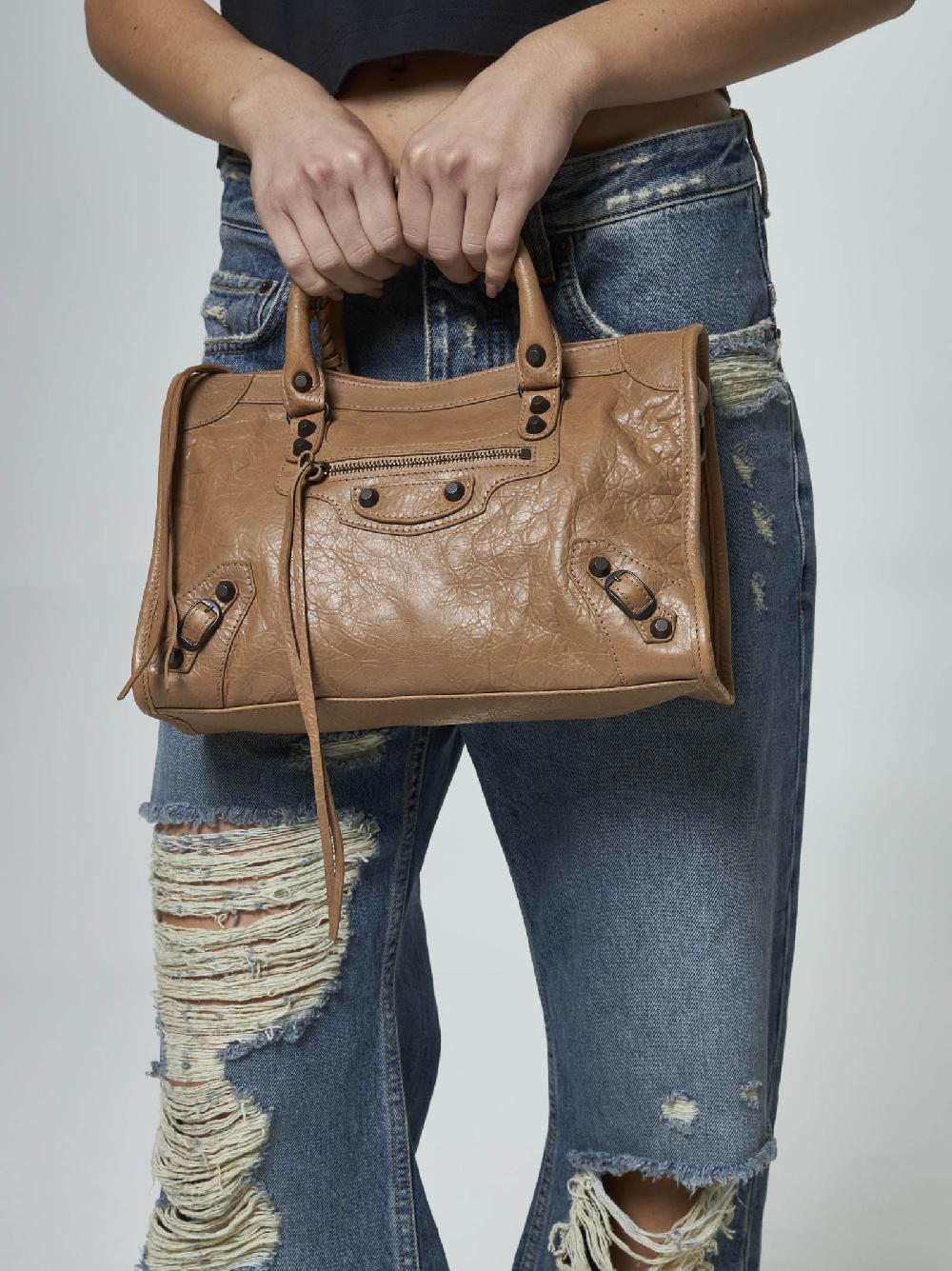 BALENCIAGA Borsa Le City S in pelle In Saldo