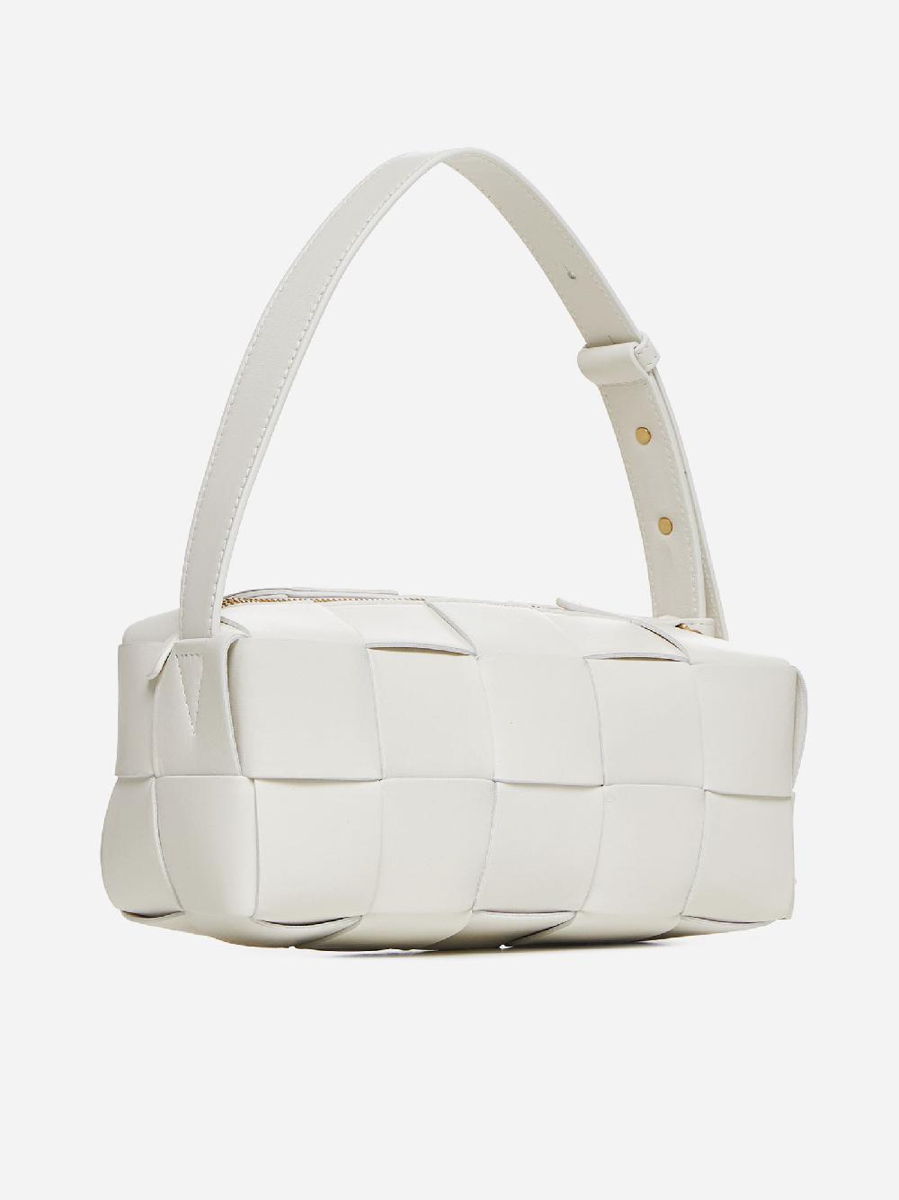 BOTTEGA VENETA Borsa Brick Cassette piccola in nappa Qualità