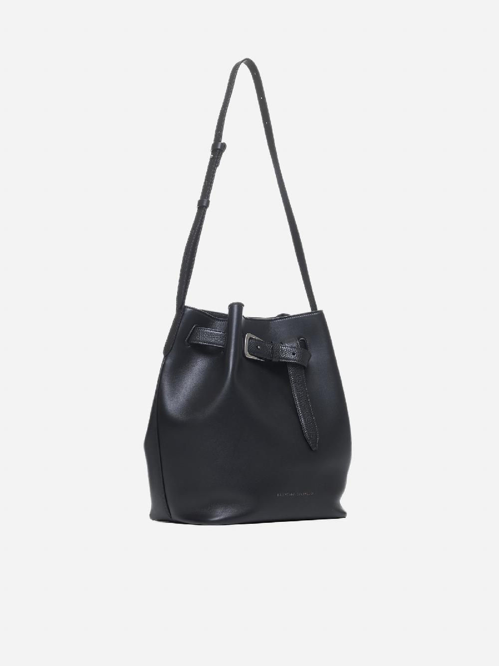 BRUNELLO CUCINELLI Borsa a secchiello in pelle Negozi Online