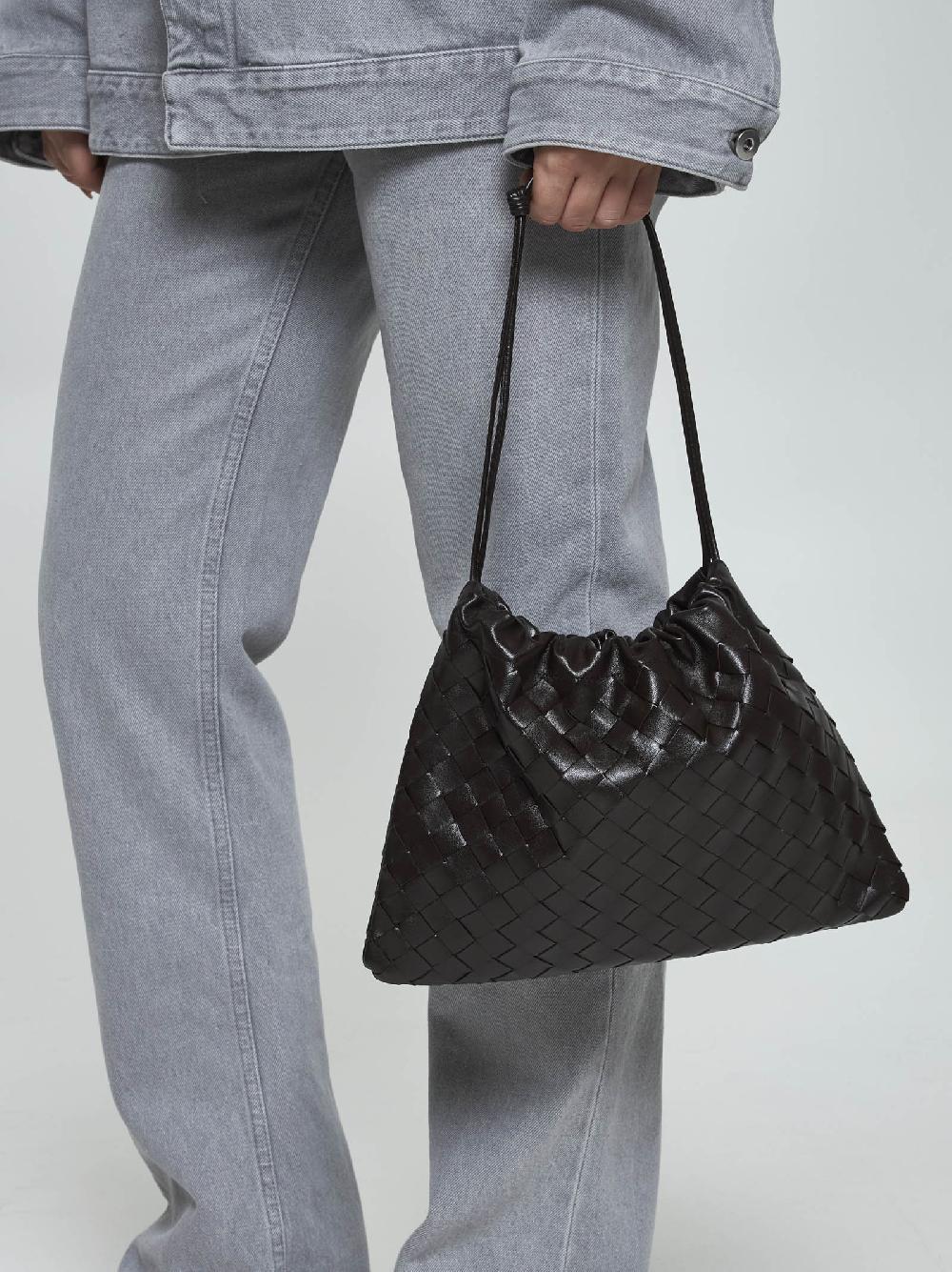 BOTTEGA VENETA Borsa Dustbag media in pelle Intrecciato Affare Del Giorno