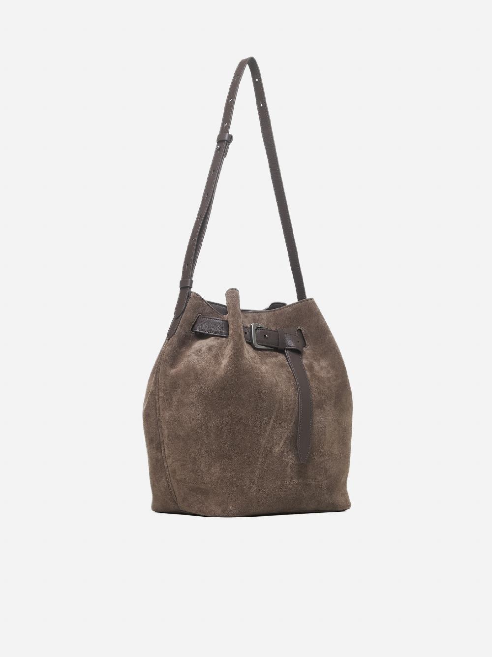 BRUNELLO CUCINELLI Borsa a secchiello in suede Novità