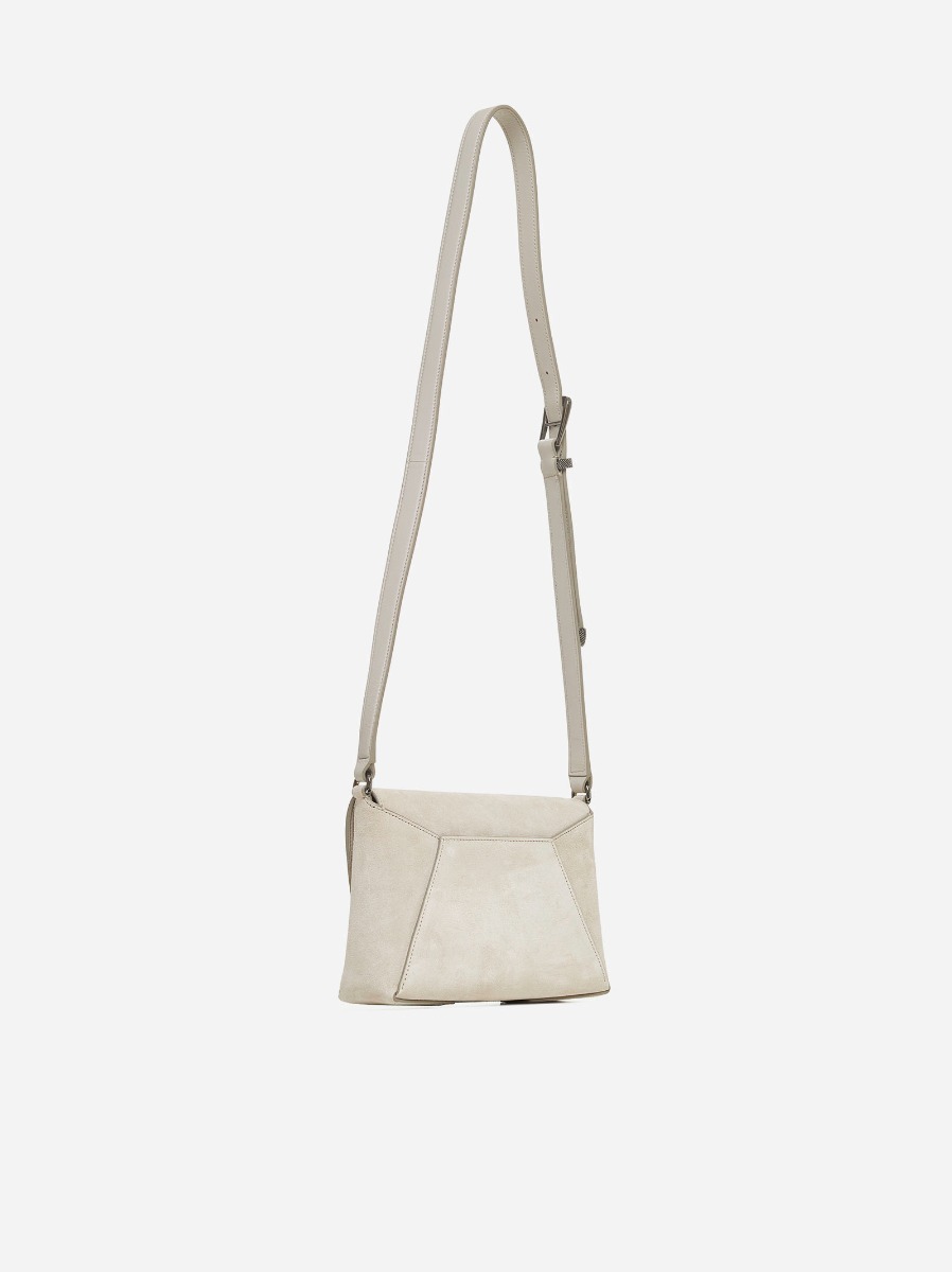 BRUNELLO CUCINELLI Borsa a tracolla in suede Outlet