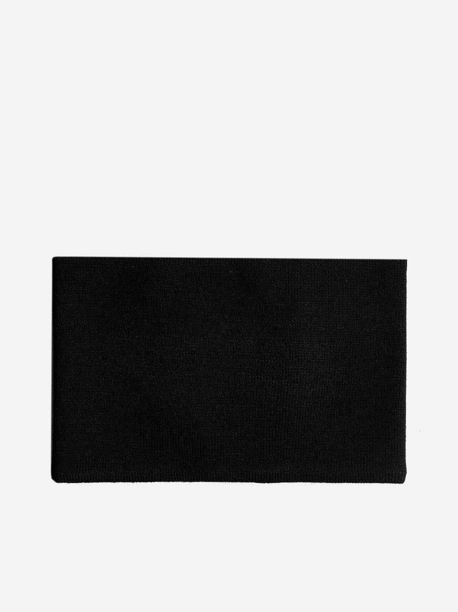 JW ANDERSON Scaldacollo nero con tirazip JWA Qualità Garantita