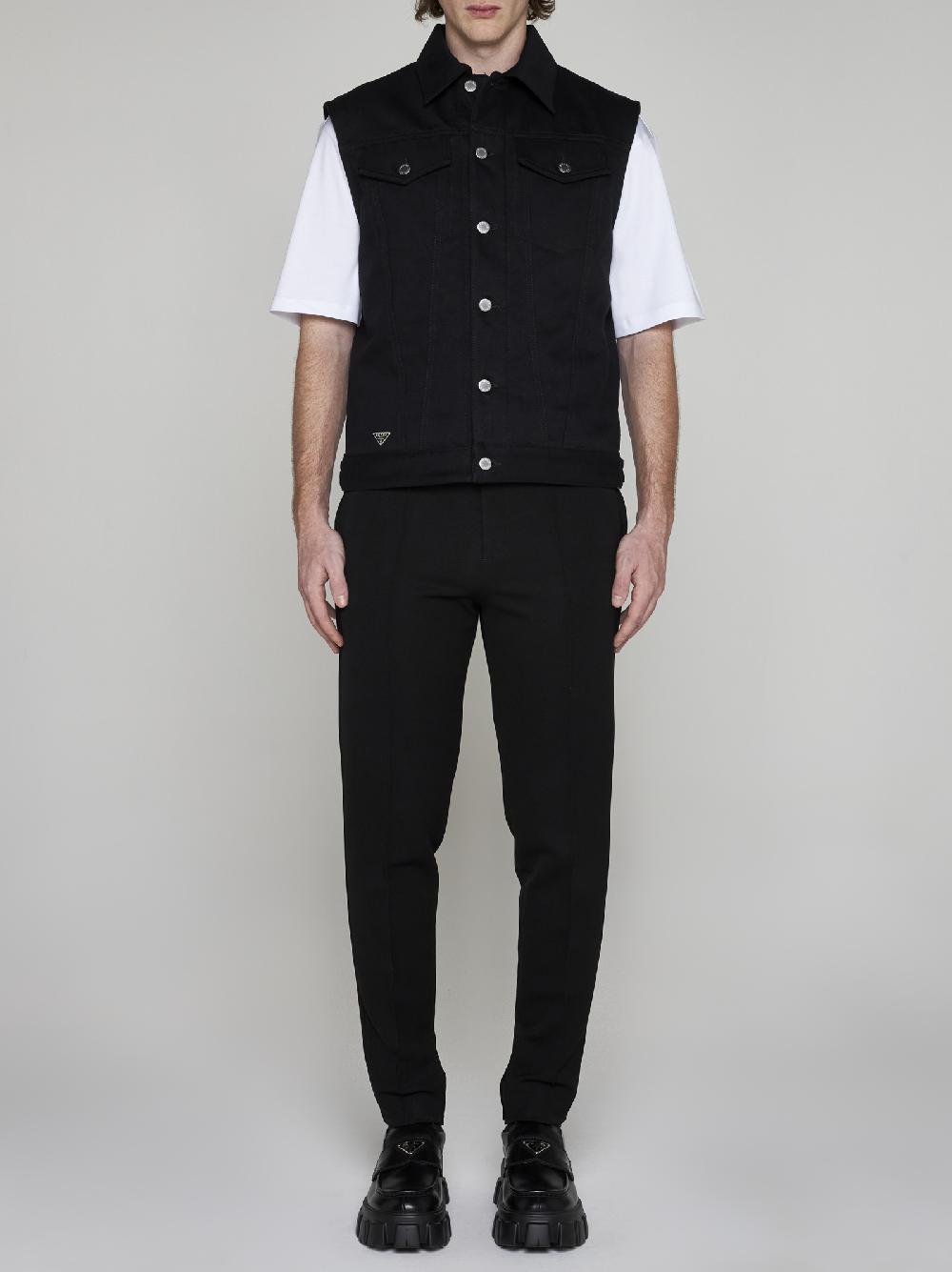 PRADA Gilet in denim Pezzi Unici
