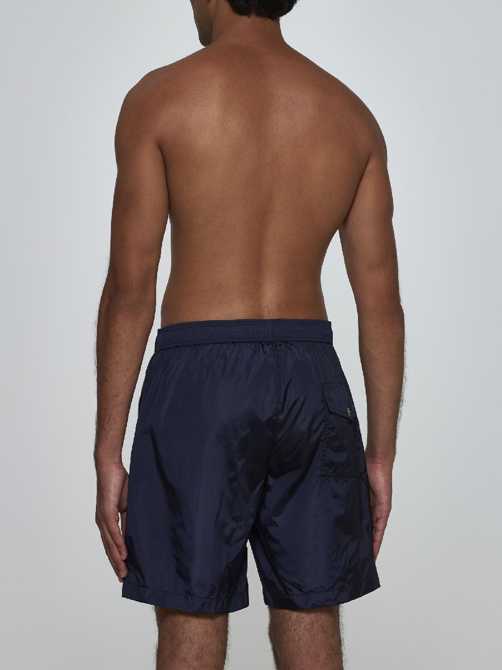 MONCLER Shorts da mare con logo Affare Del Giorno