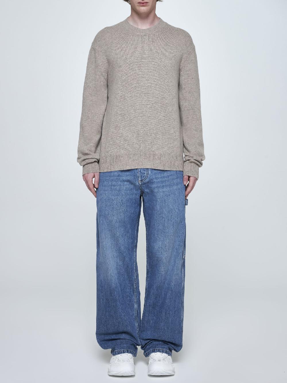 BOTTEGA VENETA Pull misto cashmere con toppe Hotsell