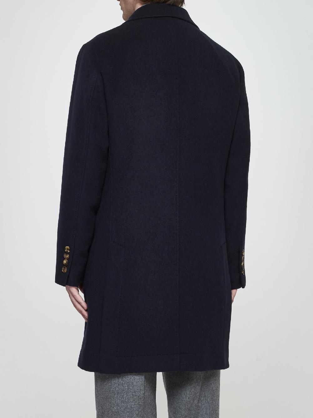 BRUNELLO CUCINELLI Cappotto monopetto in cashmere Vendita Economica