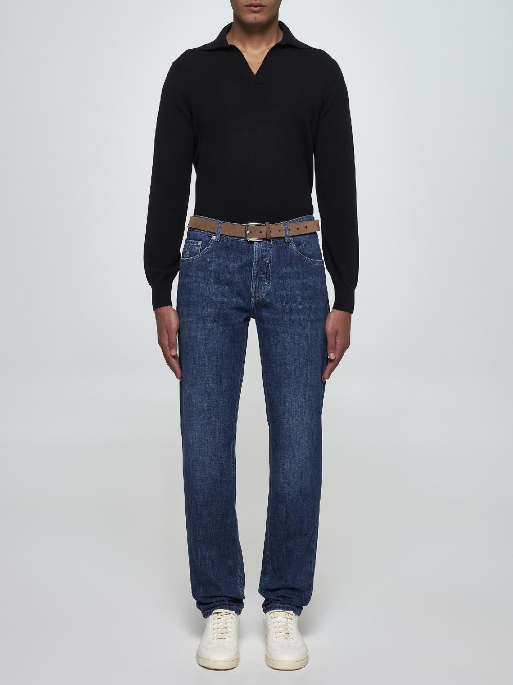 BRUNELLO CUCINELLI Polo in cashmere Nuova