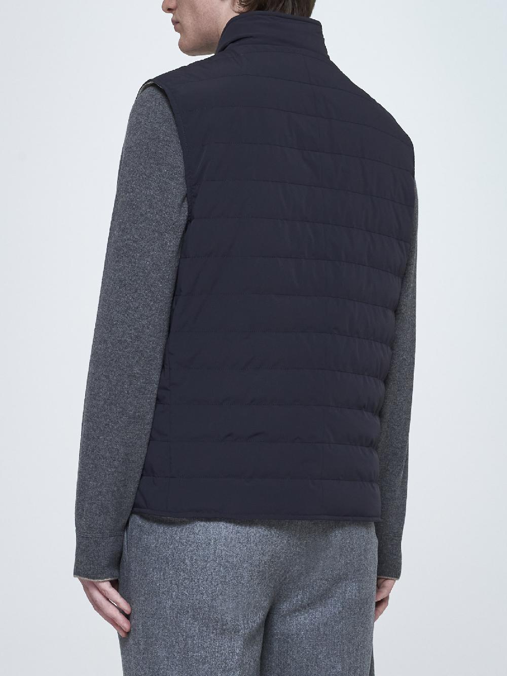 BRUNELLO CUCINELLI Gilet in nylon trapuntato Promozione