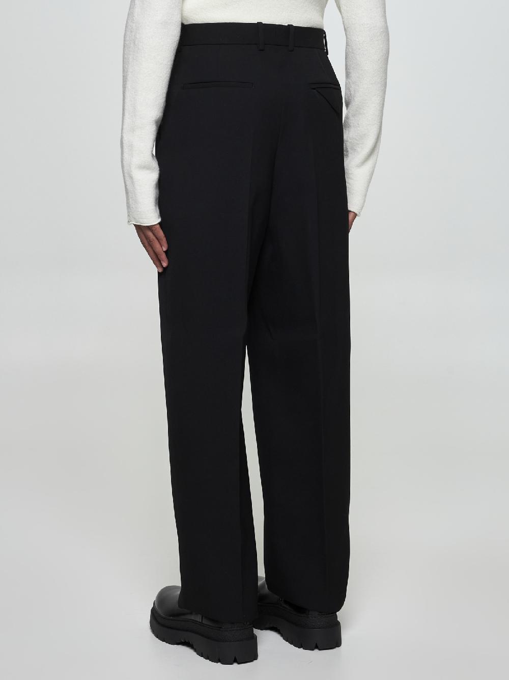BOTTEGA VENETA Pantaloni in twill di lana Qualità Garantita