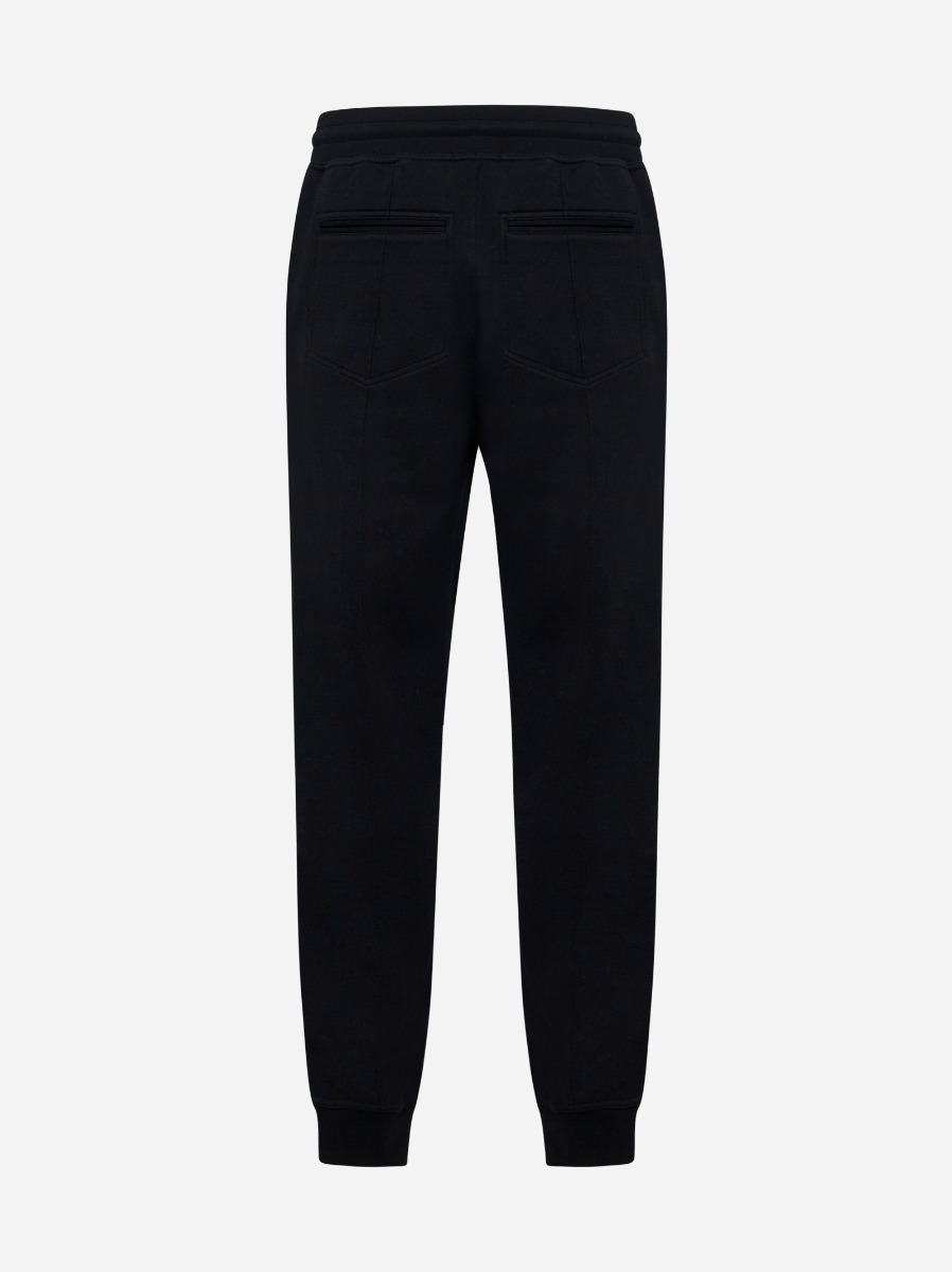 BRUNELLO CUCINELLI Pantaloni in felpa double nera Shopping Online