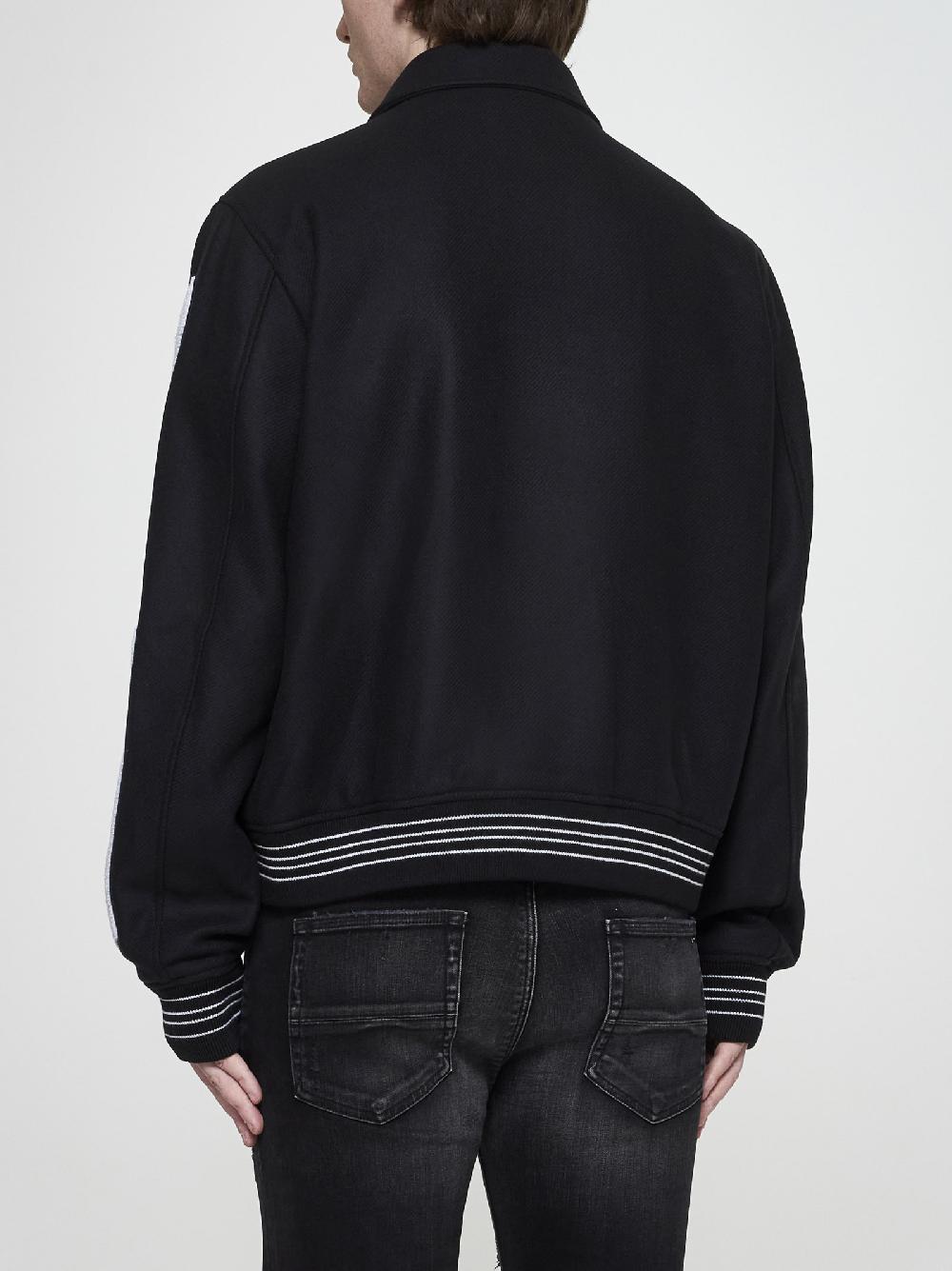 AMIRI Bomber Bones misto lana Novità