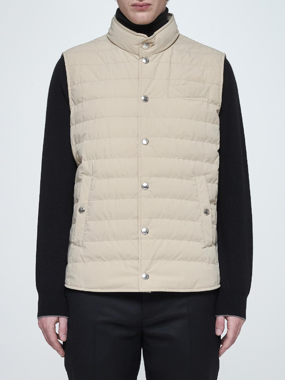 BRUNELLO CUCINELLI Gilet in nylon trapuntato Esporta salva