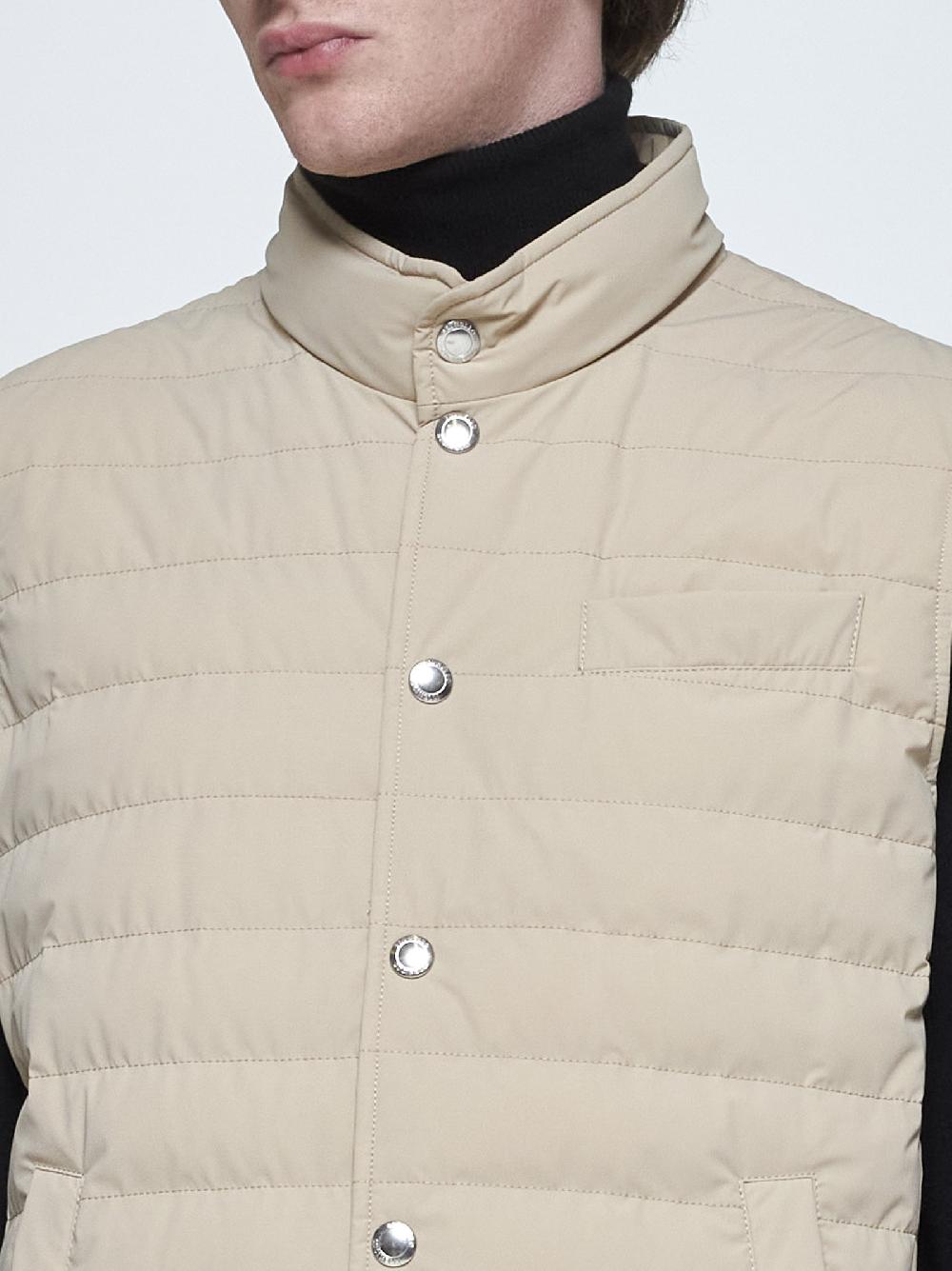 BRUNELLO CUCINELLI Gilet in nylon trapuntato Esporta salva