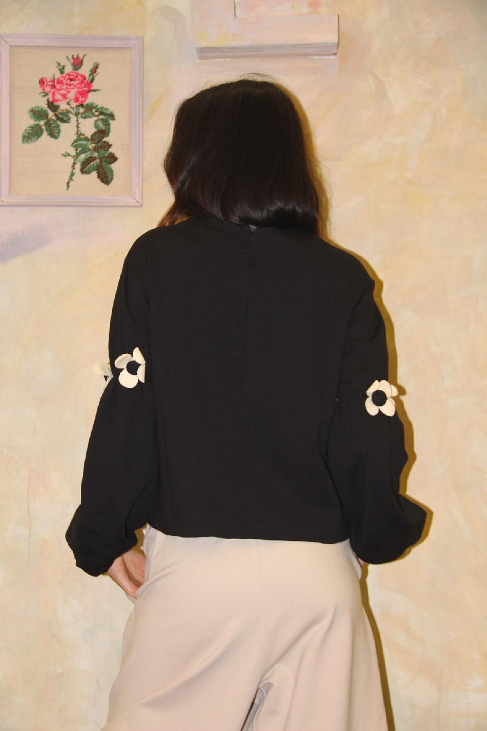 ROSÈ A POIS Queen Blusa Saldi