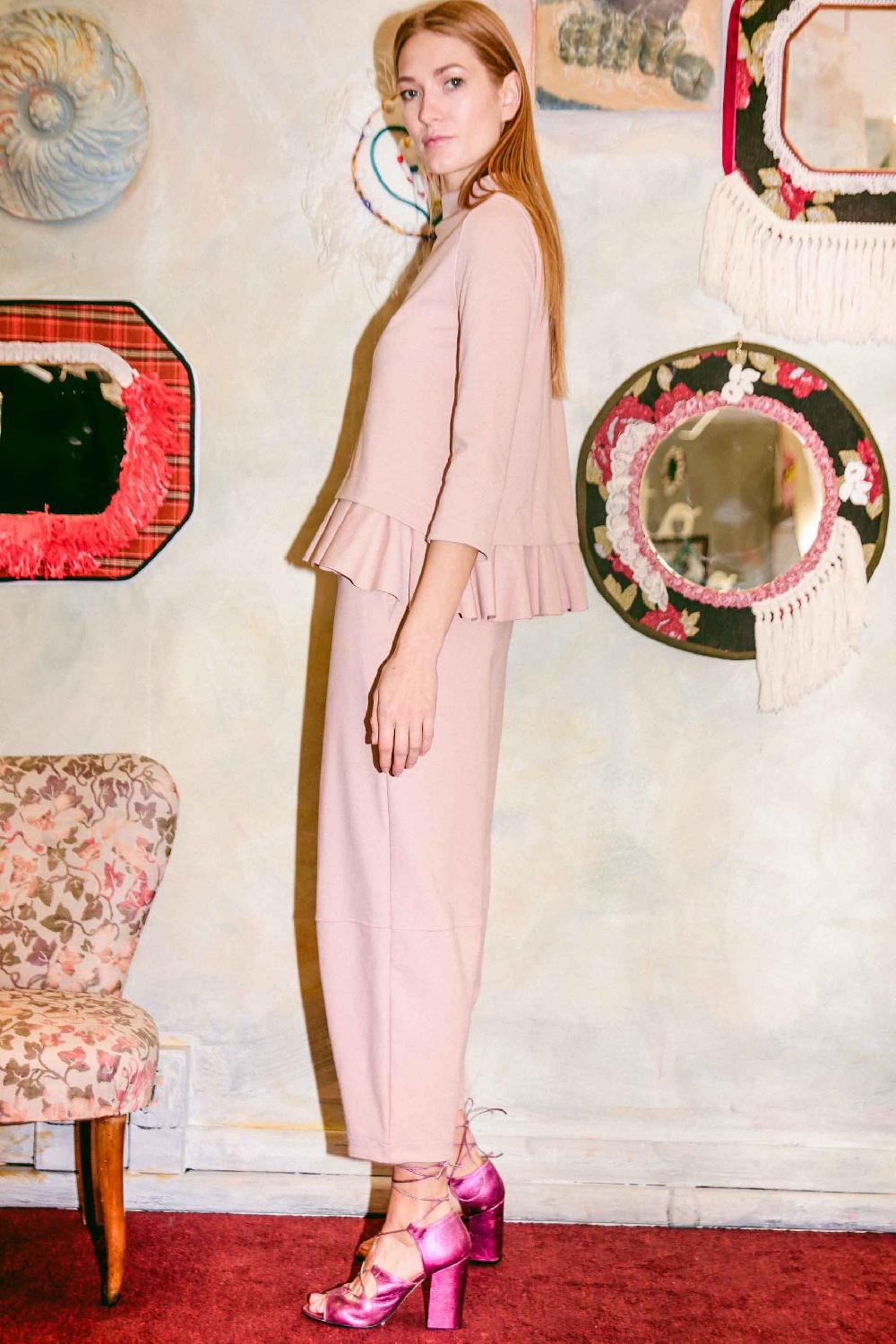 ROSÈ A POIS SIMPSON Pantalone bombato Vendita