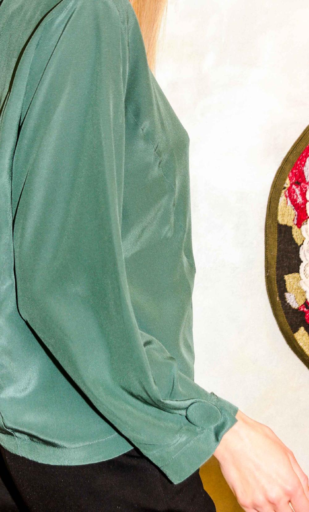 ROSÈ A POIS MAYA Camicia seta Saldi Di Fabbrica