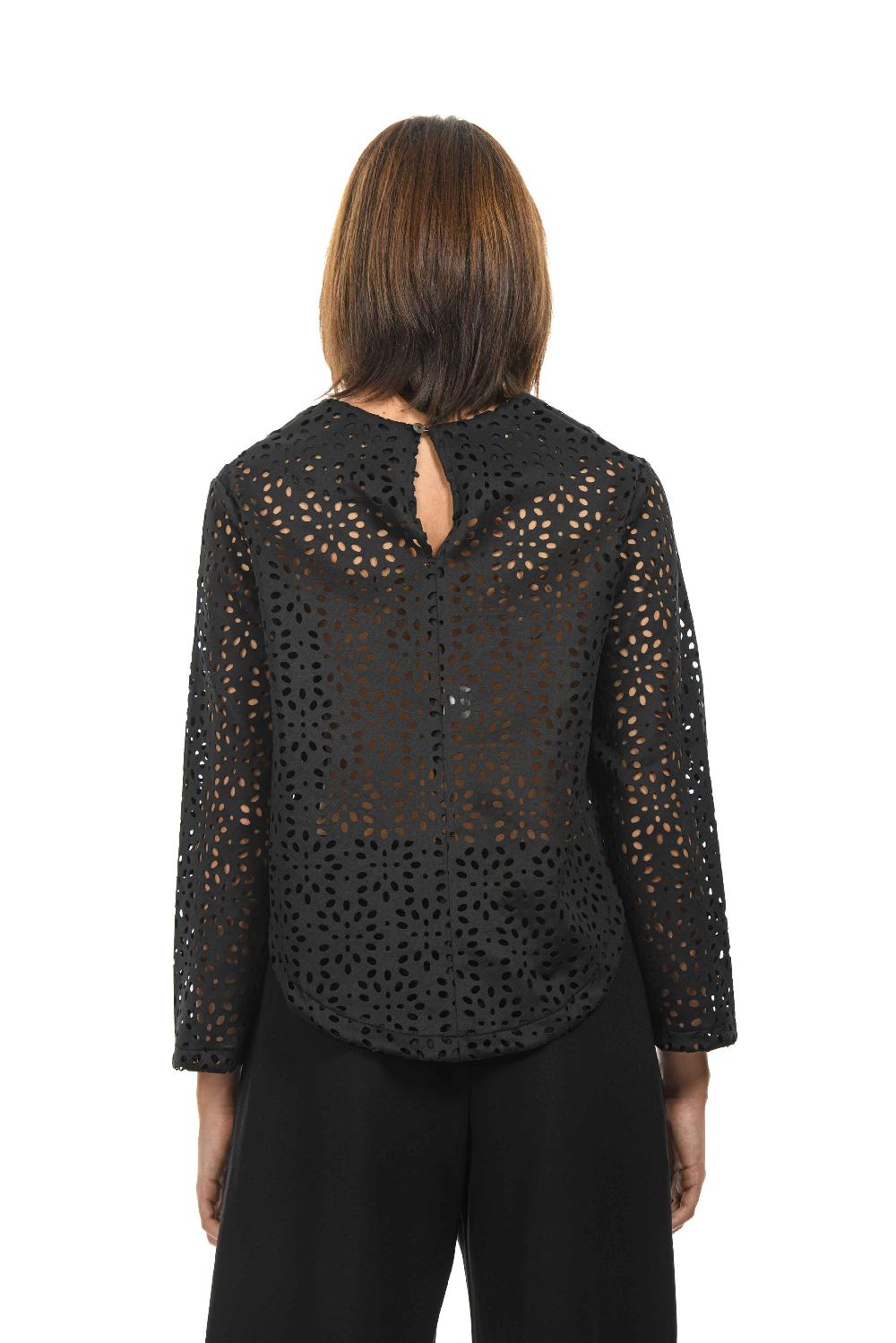 ROSÈ A POIS PLAGG Blusa traforata Fino Al -60%