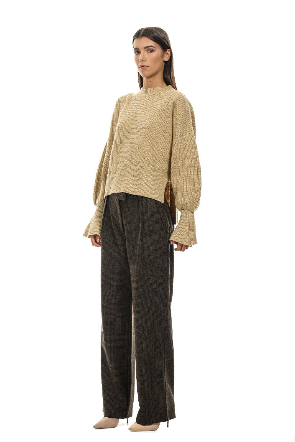 ROSÈ A POIS BING Pantalone in pura lana I Più Venduti