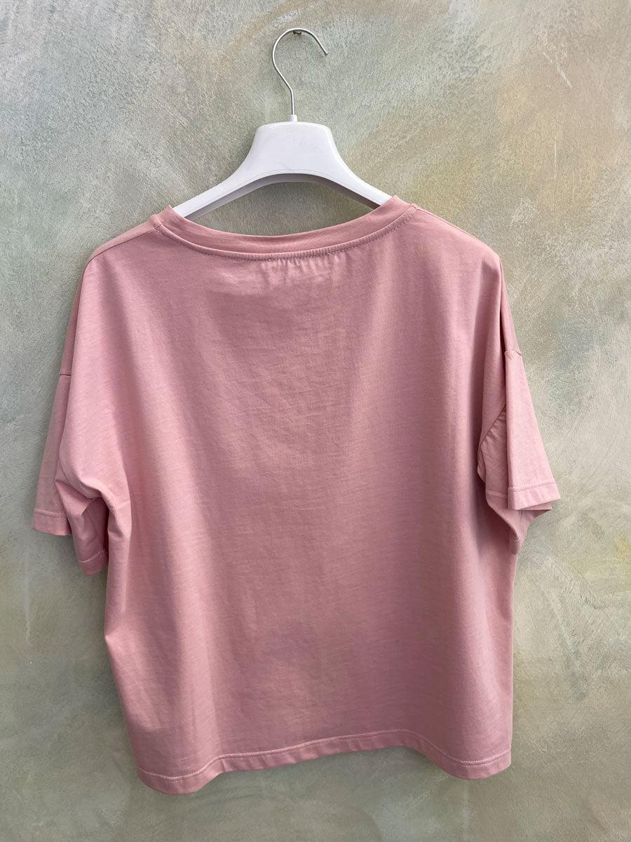 ROSÈ A POIS Orsetto T-shirt Qualità Garantita