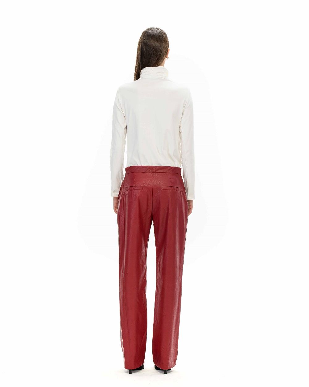 ROSÈ A POIS NERISSA Pantalone ecopelle Online