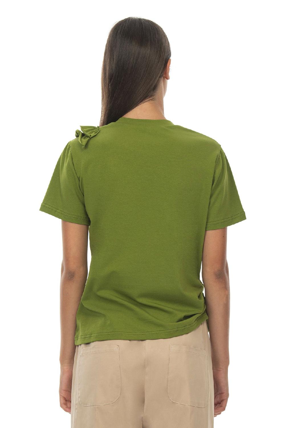 ROSÈ A POIS Jasmine T-shirt Verde Saldi Di Fabbrica