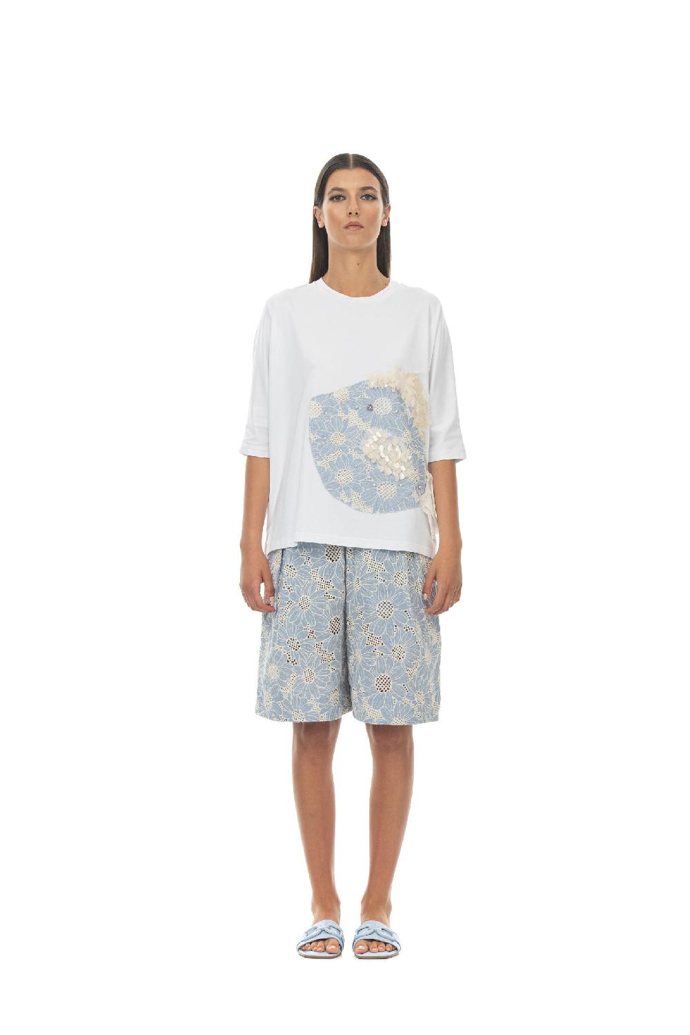 ROSÈ A POIS Sirenetta T-shirt Italia
