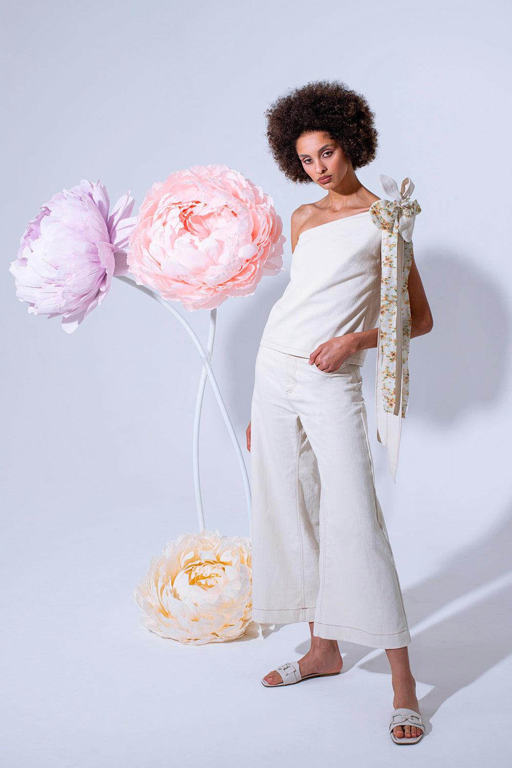 ROSÈ A POIS Biancaneve Pantalone Qualità Garantita
