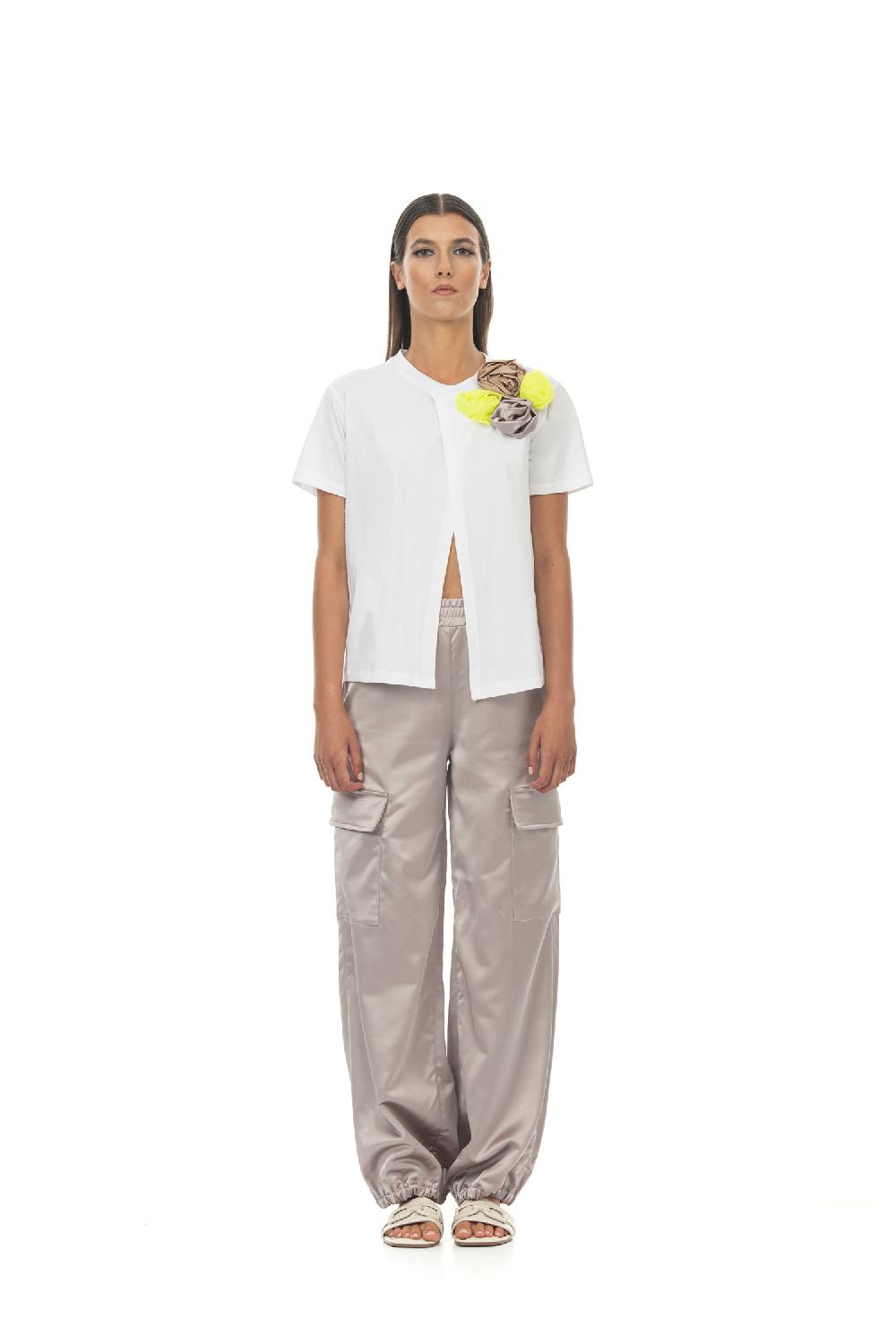 ROSÈ A POIS Oceania T-shirt Bianco Fino Al -60%