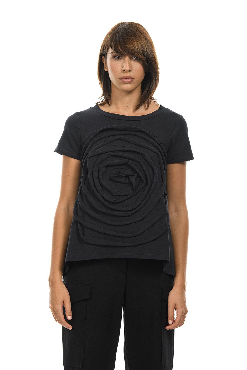 ROSÈ A POIS PESCA T-shirt con extra rosa Shopping Online