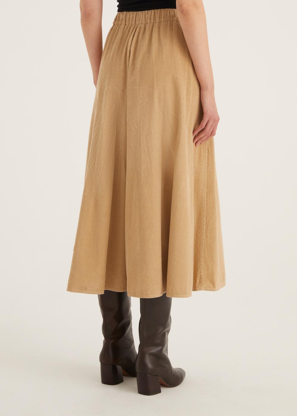 Rosso35 Gonna pantalone svasata Sconto