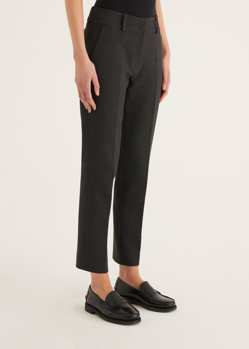 Rosso35 Pantalon capri “Kim” con zip frontale Economico