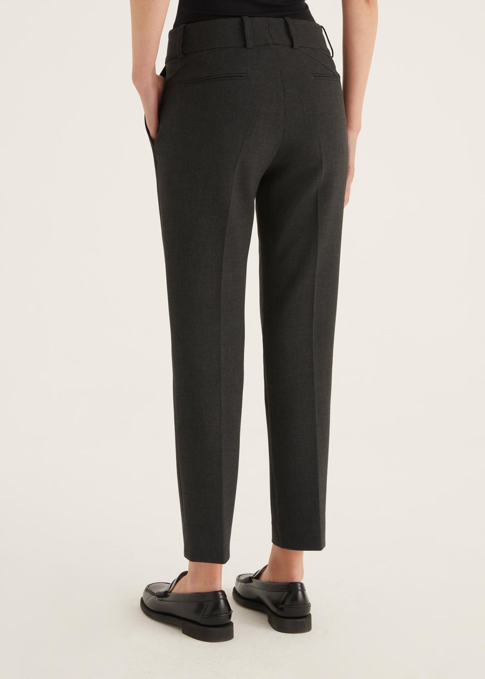 Rosso35 Pantalon capri “Kim” con zip frontale Economico