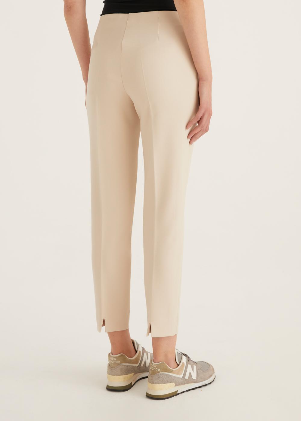 Rosso35 Pantalone capri “Audrey” con zip laterale Sconto