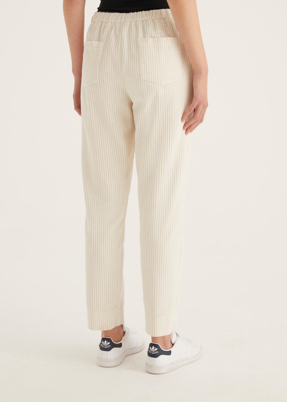 Rosso35 Pantalone dritto con elastico dietro in vita Italy