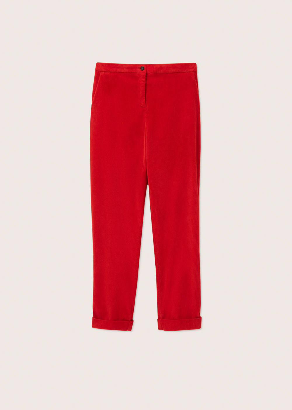 Rosso35 Pantalone dritto con elastico dietro in vita Italia