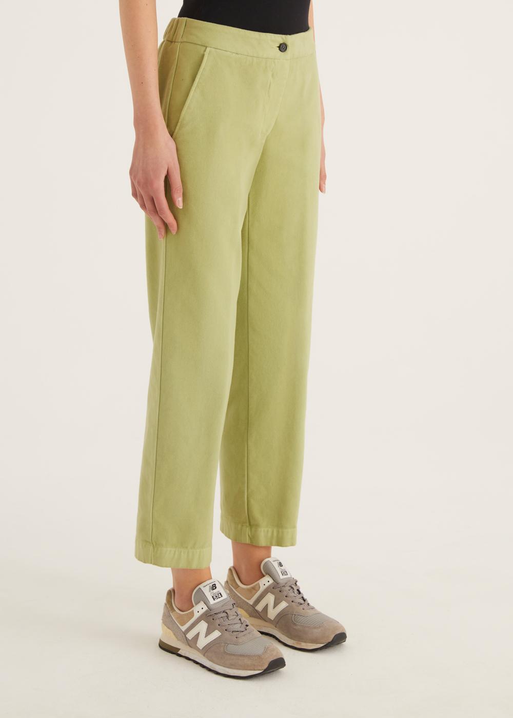 Rosso35 Pantalone dritto con elastico dietro in vita 2025