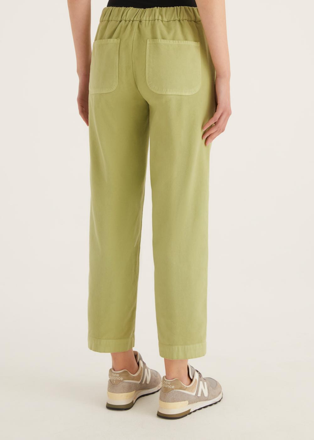 Rosso35 Pantalone dritto con elastico dietro in vita 2025