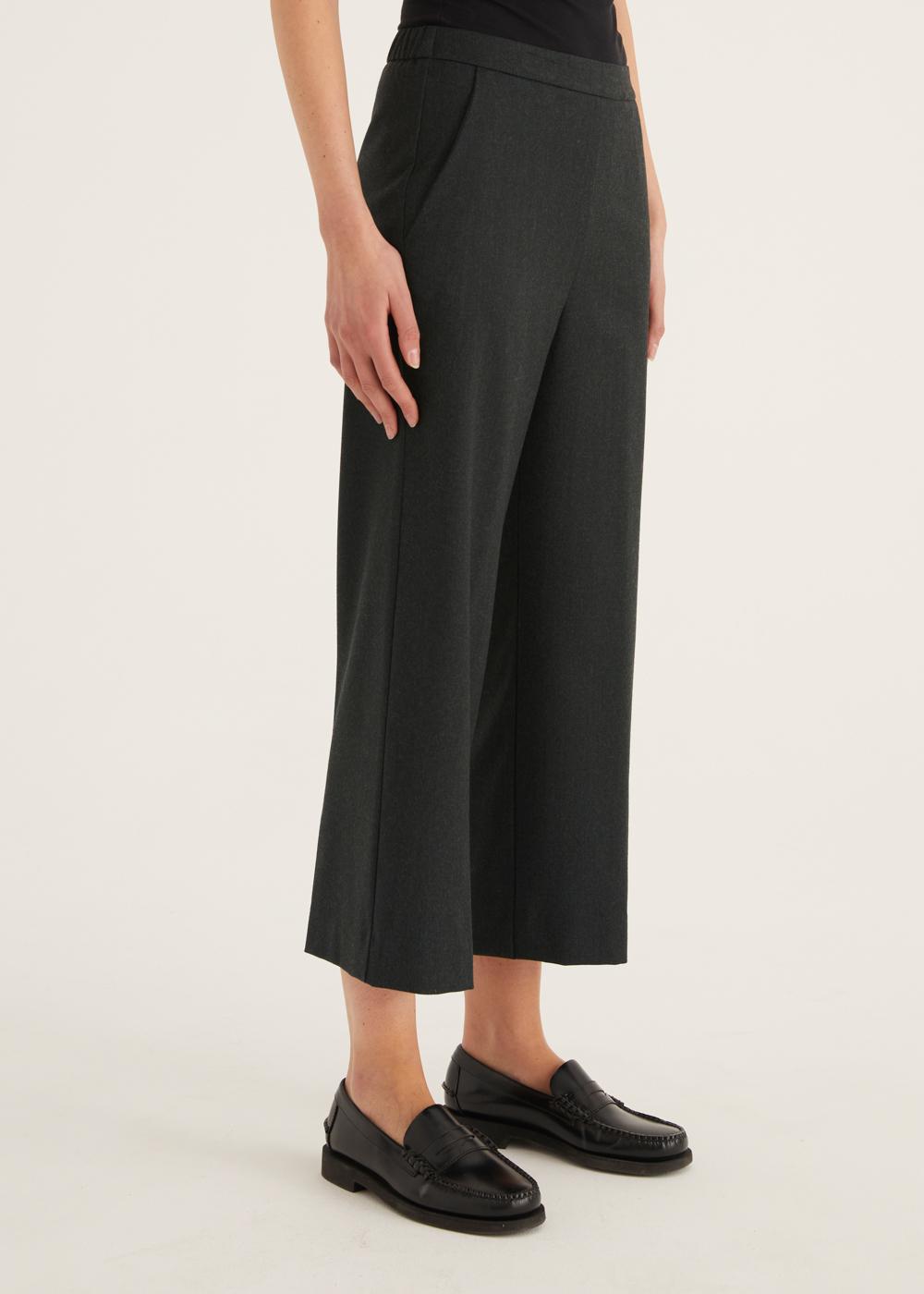 Rosso35 Pantalone dritto con elastico dietro in vita In Linea