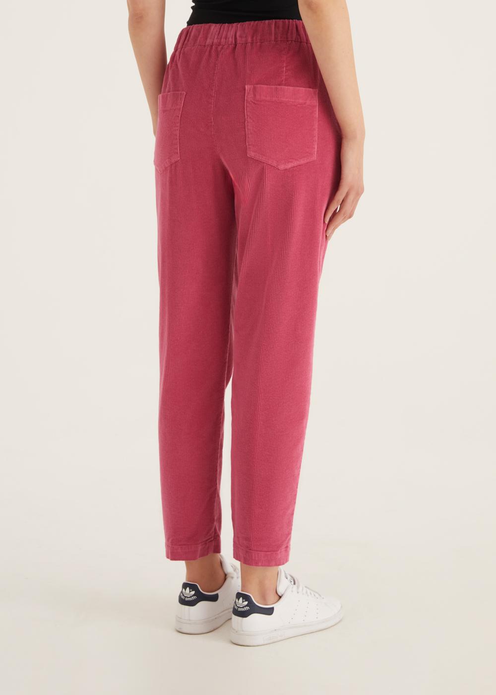 Rosso35 Pantalone dritto con elastico in vita Qualità