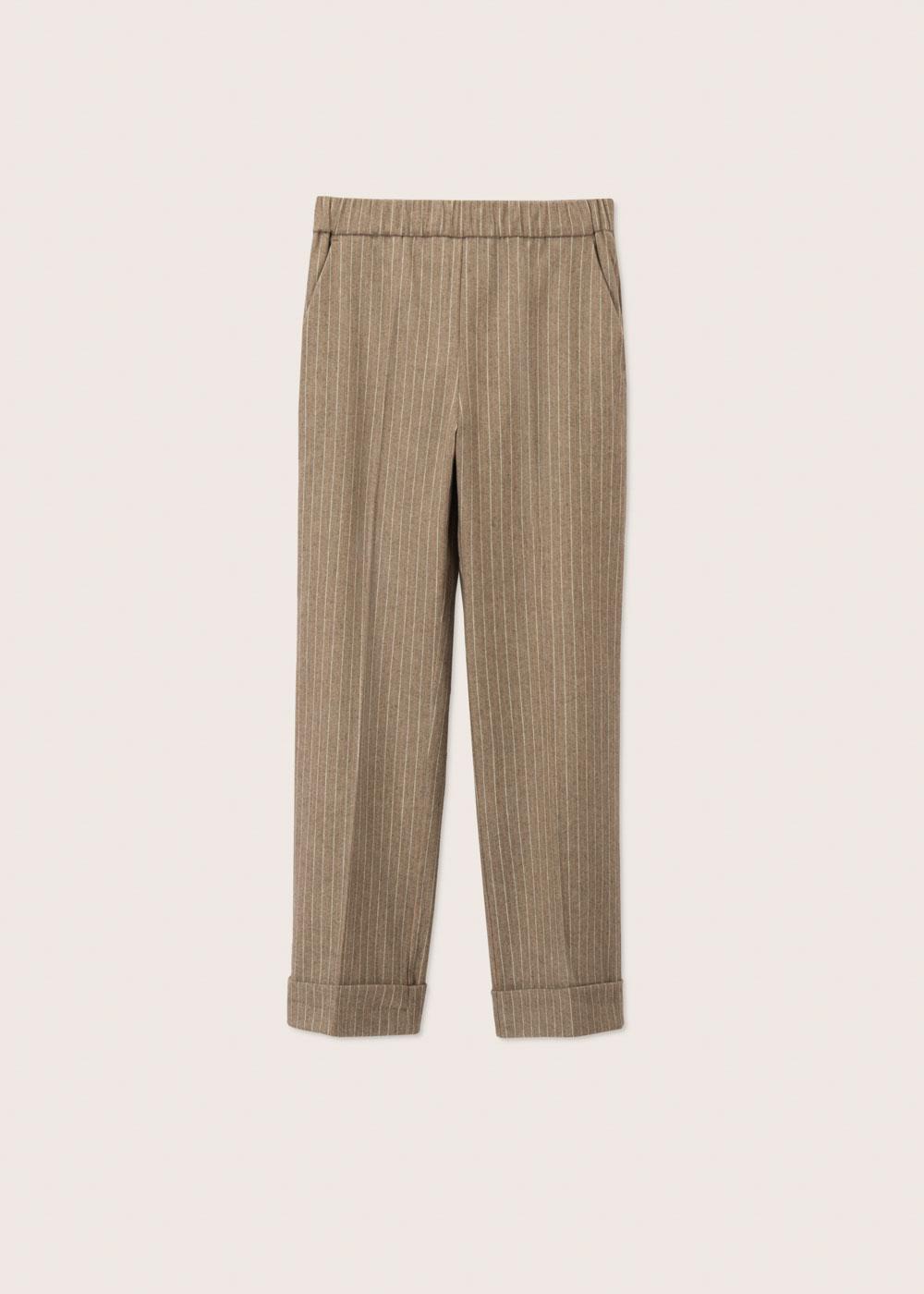 Rosso35 Pantalone dritto con elastico in vita Vendita