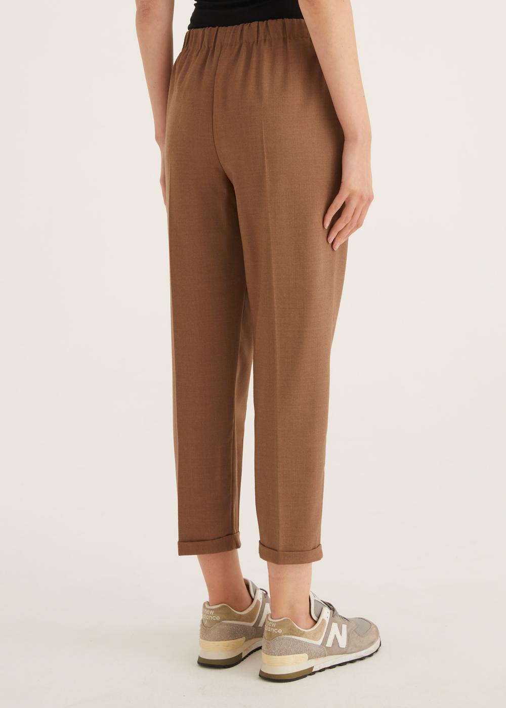Rosso35 Pantalone dritto con elastico in vita Promozione