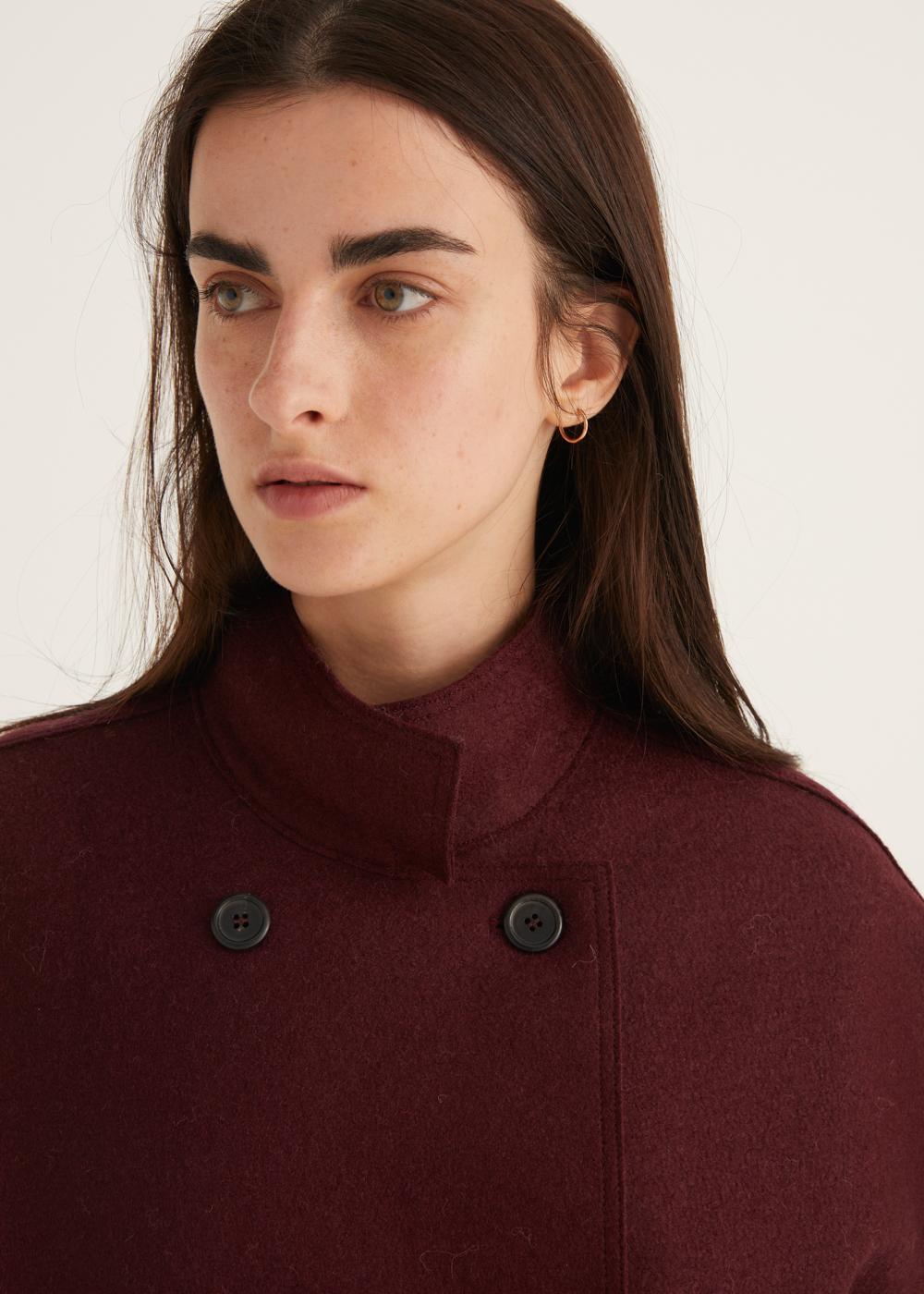 Rosso35 Cappotto doppiopetto senza maniche taglio vivo Soddisfazione Garantita
