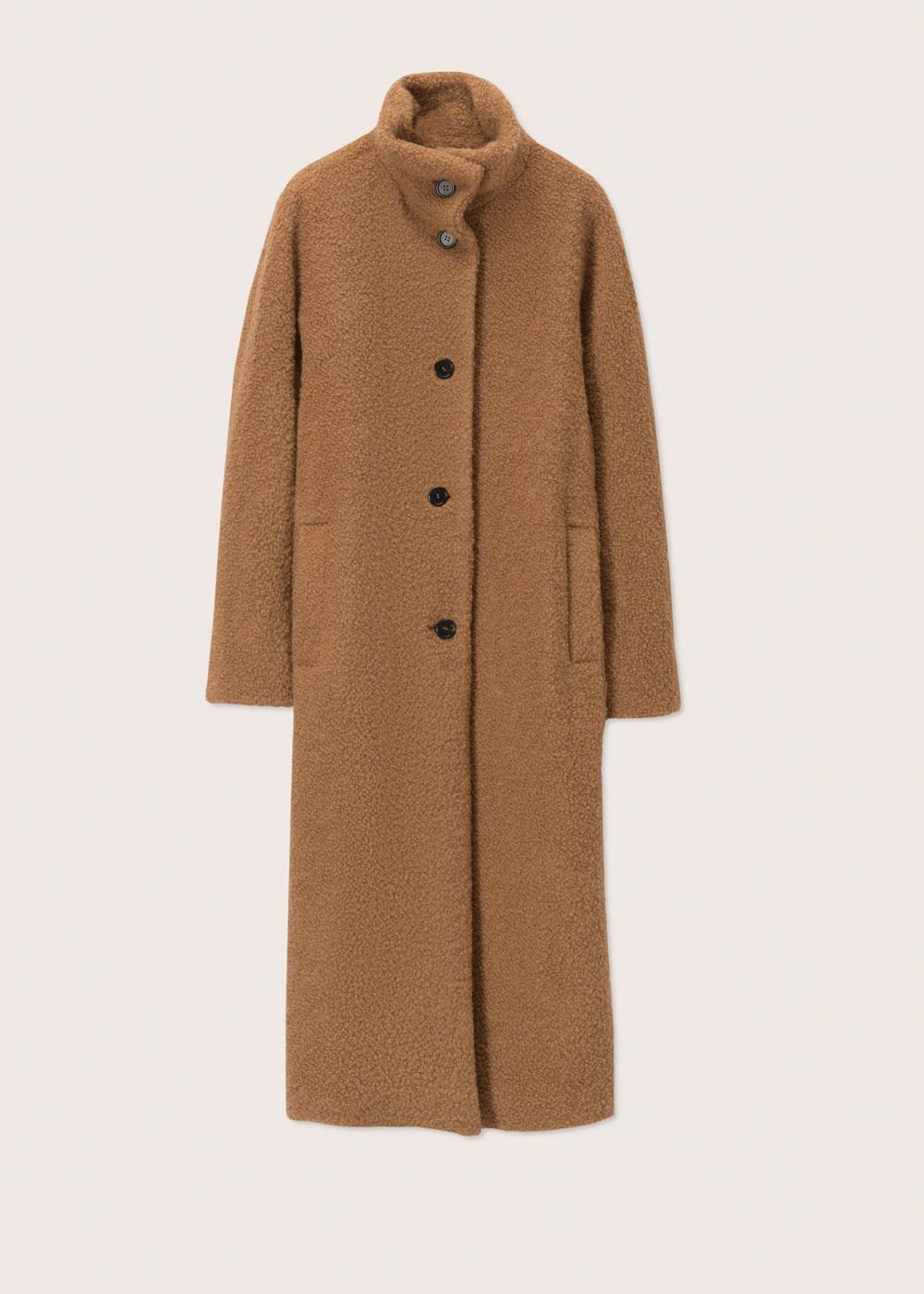 Rosso35 Cappotto lungo collo in piedi Negozi Online