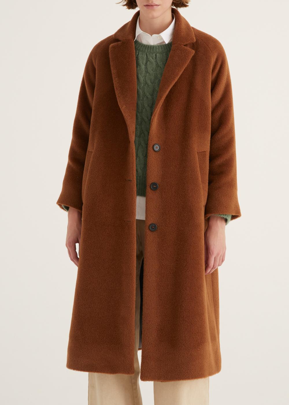 Rosso35 Cappotto lungo monopetto Acquista Ora